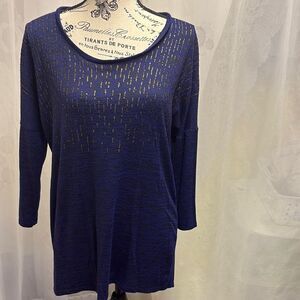 Women's Navy Blue Top